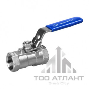 Купить Кран шаровой муфтовый трехходовой нержавеющий Ду 10 3/8'' T-тип AISI316 17,2 мм в Алматы