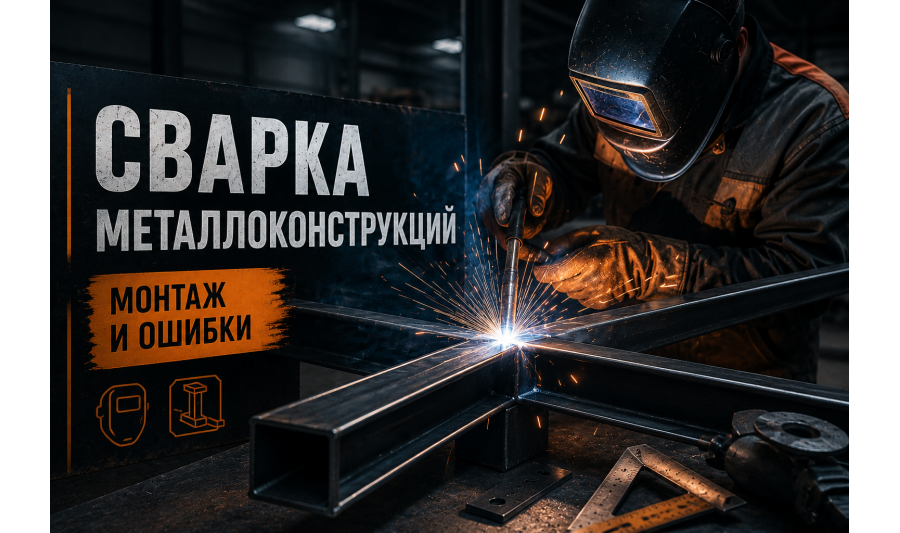 Сварка металлоконструкций: виды соединений, контроль качества и ошибки новичков
