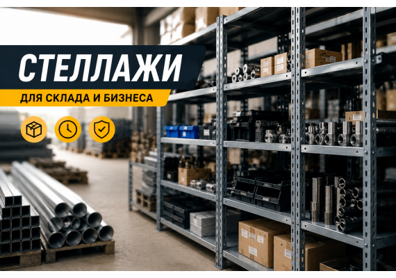 Склад растёт быстрее, чем кажется: зачем бизнесу металлические стеллажи и нормальная зона хранения