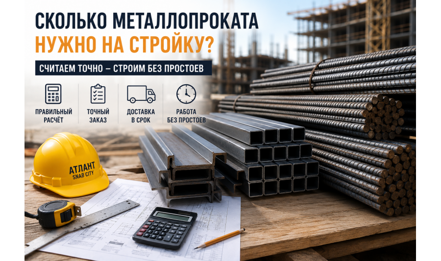 Сколько металлопроката нужно на стройку