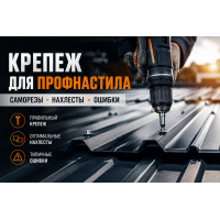 Крепеж для профнастила: саморезы, нахлесты и ошибки монтажа