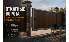 Откатные ворота из металла: как выбрать трубу, направляющую и каркас