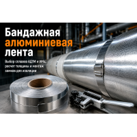 Алюминиевая лента для бандажирования изоляции и вентканалов: выбор сплава, расчет толщины и монтаж
