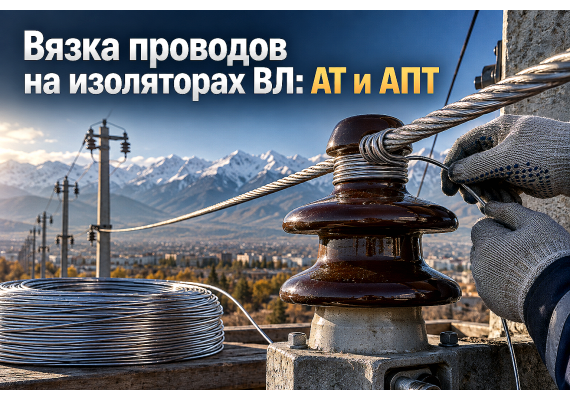 Алюминиевая проволока для вязки проводов на изоляторах ВЛ (0,4–10 кВ): выбор диаметра, марки АТ/АПТ и схемы монтажа