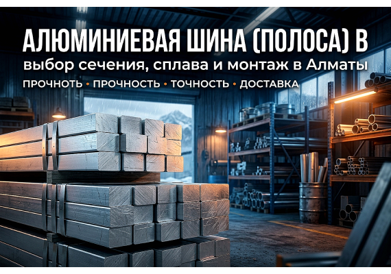Алюминиевая шина (полоса) в электротехнике: выбор сечения, сплава и монтаж в Алматы
