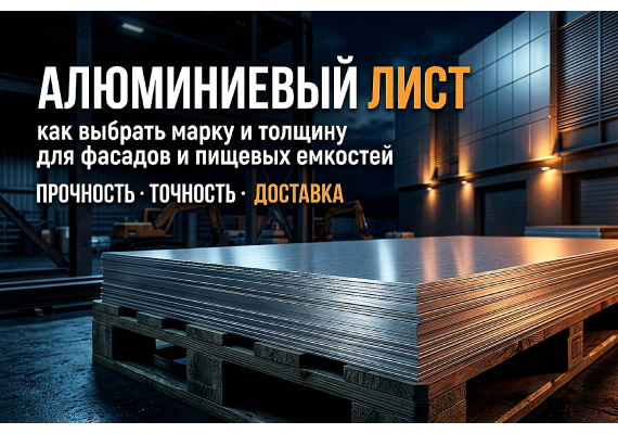 Алюминиевый лист: как выбрать марку и толщину для фасадов и пищевых емкостей