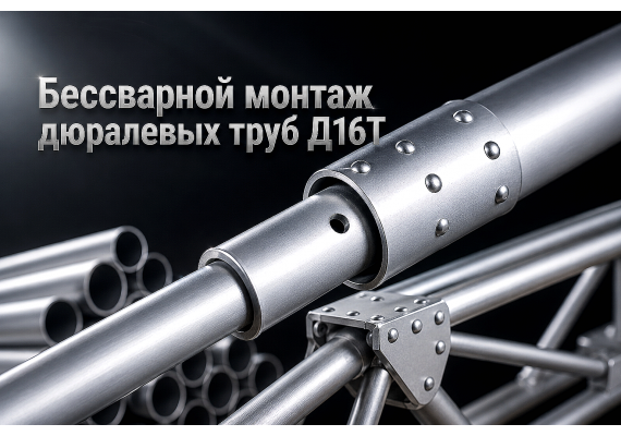Бессварной монтаж дюралюминиевых труб Д16Т: телескопические узлы, заклепки и мачты в Алматы