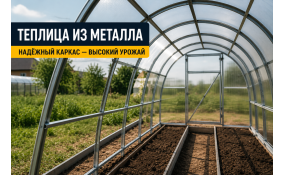 Теплица из металла: как не потерять сезон из-за слабого каркаса