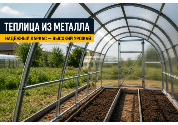 Теплица из металла: почему слабый каркас может испортить весь сезон