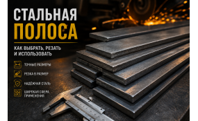 Стальная полоса: как выбрать размер под крепления, закладные и усиление