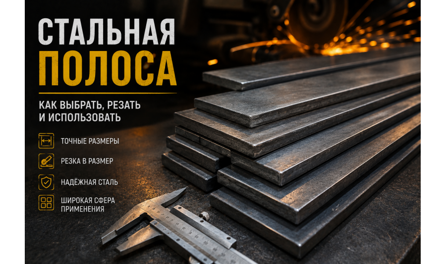 Стальная полоса: как выбрать размер под крепления, закладные и усиление
