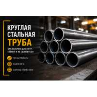 Круглая стальная труба: где применять и как выбрать диаметр, стенку и подготовку