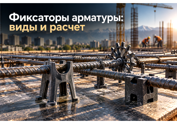Пластиковые фиксаторы защитного слоя арматуры: виды, подбор и расчет расхода на 1 м²