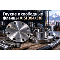 Нержавеющие глухие фланцы и свободные фланцы на приварном кольце: выбор стали AISI 304/316, расчет давления и правила монтажа в Казахстане