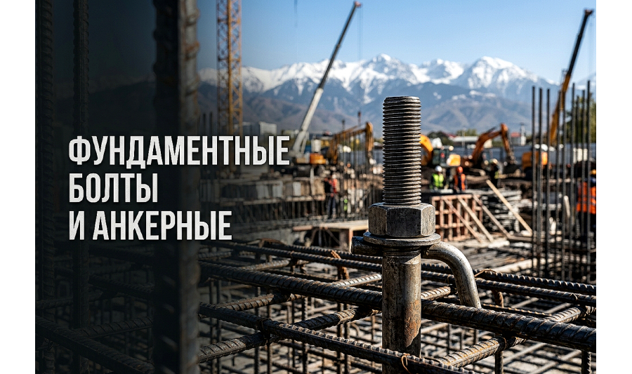Фундаментные болты и анкерные шпильки: выбор, ГОСТ и монтаж