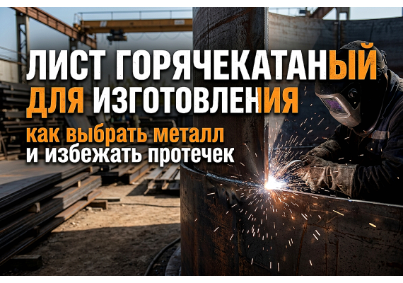 Лист горячекатаный для изготовления резервуаров и емкостей: как выбрать металл и избежать протечек