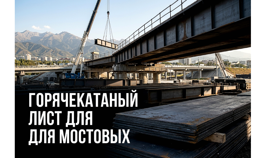Горячекатаный лист в мостостроении и дорожной инфраструктуре Казахстана
