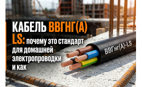 Кабель ВВГнг(А)-LS: расшифровка и правила выбора для электропроводки