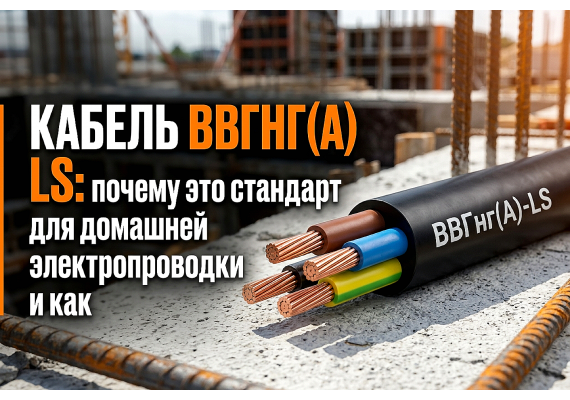 Кабель ВВГнг(А)-LS: почему это стандарт для домашней электропроводки и как выбрать сечение