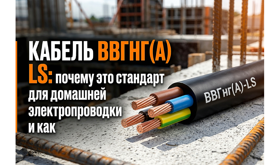 Кабель ВВГнг(А)-LS: расшифровка и правила выбора для электропроводки