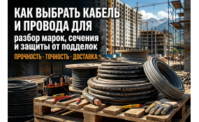 Как выбрать кабель и провода для стройки: практический гид