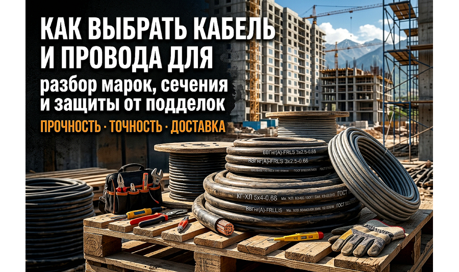 Как выбрать кабель и провода для стройки: практический гид