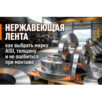 Нержавеющая лента: как выбрать марку AISI, толщину и не ошибиться при монтаже