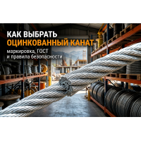 Как выбрать оцинкованный канат (трос): маркировка, ГОСТ и правила безопасности