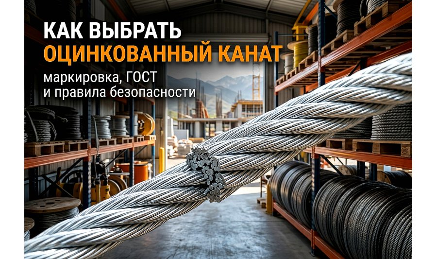 Как выбрать оцинкованный стальной канат: гид для снабженца и строителя