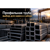 Профильная труба для навеса, забора и каркаса: как выбрать без переплаты