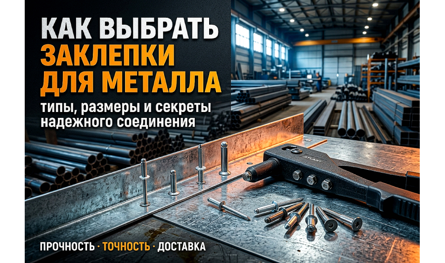 Заклепки для металлоконструкций: как выбрать и правильно использовать