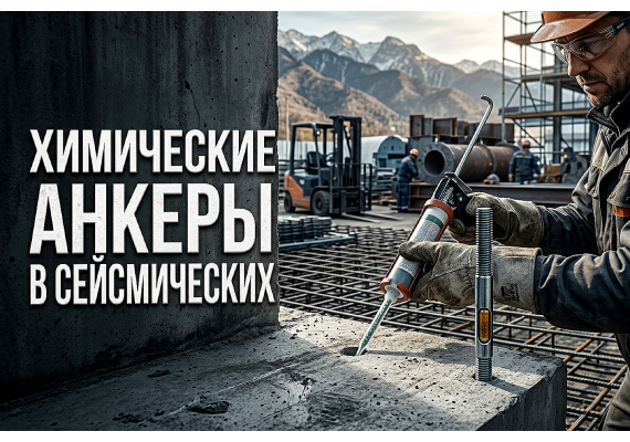 Химические анкеры в сейсмических условиях Алматы: почему это надежнее обычного дюбеля
