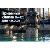 Клапан обратный приемный с сеткой 16ч42р: выбор Ду 50–200, расчет всасывающей линии и монтаж насосов