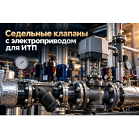 Клапаны регулирующие седельные с электроприводом для ИТП: расчет Kvs, выбор привода и монтаж