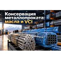 Консервация металлопроката: выбор защитных смазок, ингибиторов коррозии VCI и правила расконсервации
