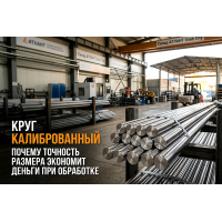 Круг калиброванный: почему точность размера экономит деньги при обработке