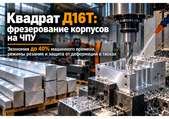 Квадрат дюралюминиевый Д16Т: выбор типоразмеров, фрезерование корпусов на ЧПУ и монтаж в Алматы