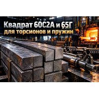 Квадрат стальной 60С2А и 65Г: выбор рессорно-пружинного проката для торсионов и упругих элементов