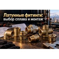 Латунные резьбовые фитинги: как выбрать муфты, ниппели, футорки и углы для водоснабжения и отопления в Алматы