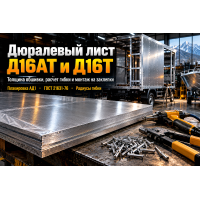 Дюралюминиевый лист Д16АТ и Д16Т для обшивки кузовов, фургонов и катеров: выбор толщины, гибка и клепка