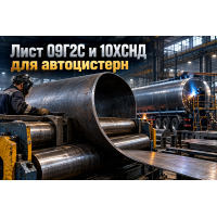 Лист горячекатаный для автоцистерн, бензовозов и битумовозов: выбор стали 09Г2С и 10ХСНД, расчет обечаек и вальцовка