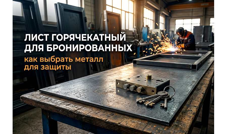 Лист горячекатный для бронированных дверей и банковских хранилищ