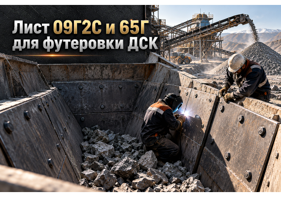 Лист горячекатаный для дробильно-сортировочных комплексов и пересыпных течек: выбор стали 09Г2С и 65Г, расчет толщин и футеровка