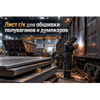Лист горячекатаный для кузовов полувагонов, думпкаров и платформ: выбор стали 09Г2С, 09Г2Д и 10ХНДП, расчет обшивки и сварка