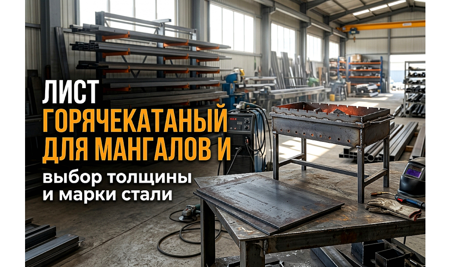 Лист горячекатаный для мангалов и уличных печей: как выбрать металл