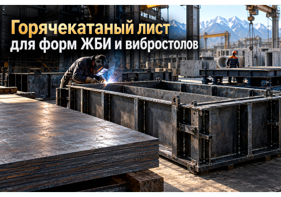 Лист горячекатаный для металлоформ ЖБИ и вибростолов: выбор стали Ст3сп и 09Г2С, расчет жесткости и защита от коробления