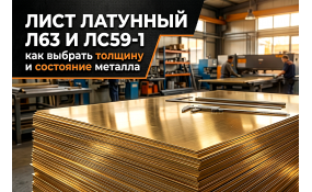 Выбор латунного листа: марки, характеристики и применение