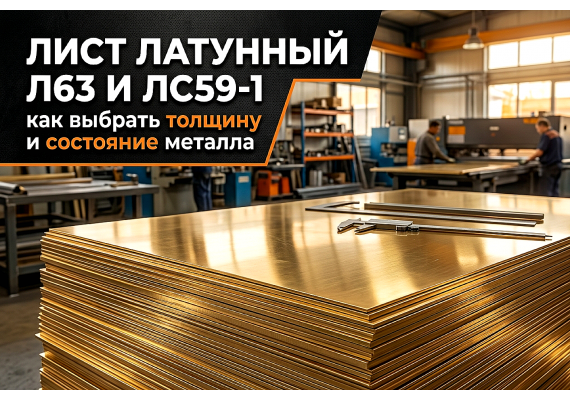 Лист латунный Л63 и ЛС59-1: как выбрать толщину и состояние металла для производства и декора