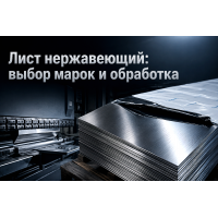 Лист нержавеющий (AISI 304, 430, 316): выбор типа поверхности, пленки под лазер, гибка и защита от побежалости в Алматы