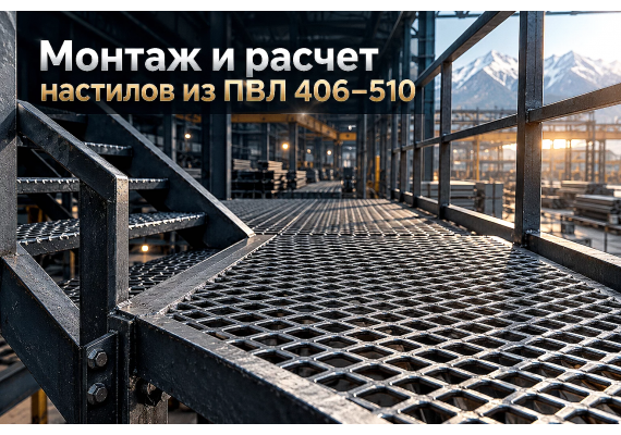 Лист просечно-вытяжной ПВЛ: выбор марок 406, 506, 508, 510, расчет шага опор и правила монтажа настилов